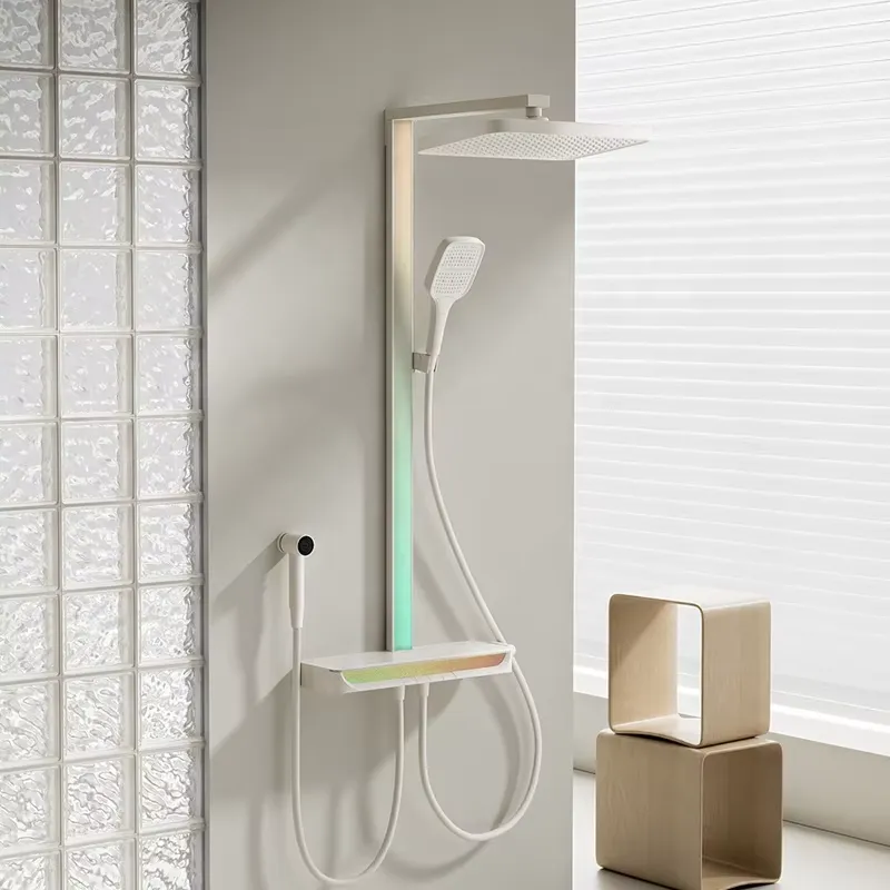 Spa&Wellness Earth City Шелепиха - Brass Digital Waterfall Shower Set Wall