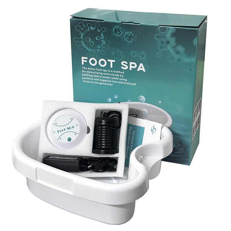 Spa Wellness Massage - Foot Detox Device Ionic with Basin