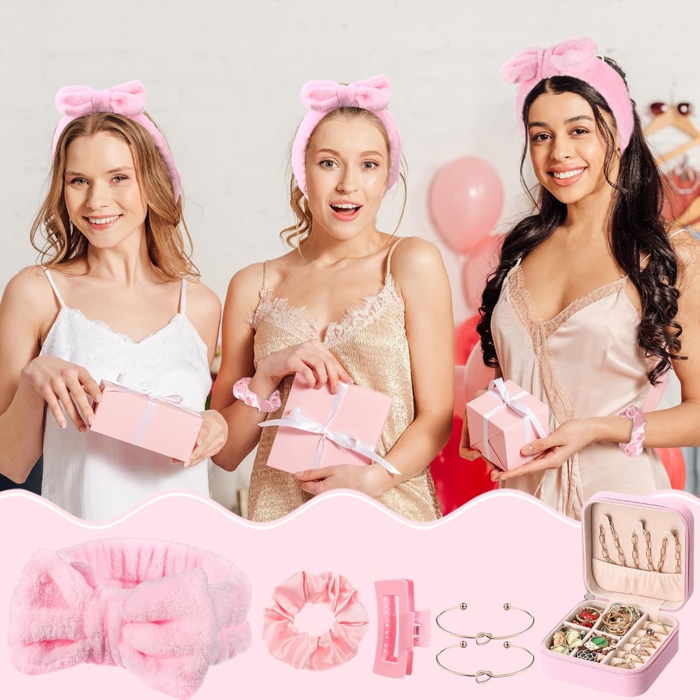 2-12 Sets Pink Fabric Spa Brid - W Spa & Wellness recension och pris