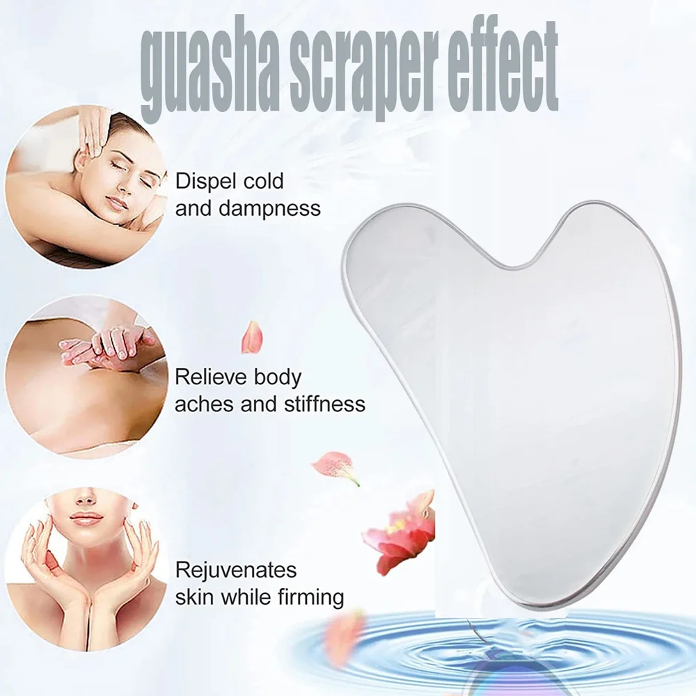 Gua Sha Facial Massage Stainle - Spa Wellness Massage recension och pris