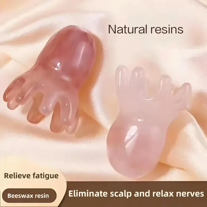 Portable Resin Octopus Comb  S - Spa Wellness Massage recension och pris
