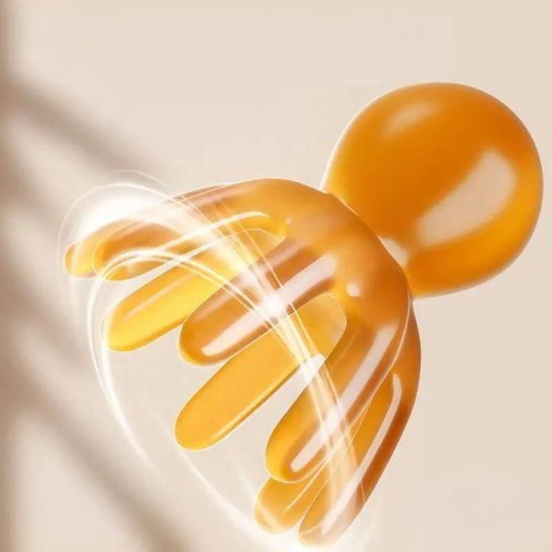 Portable Resin Octopus Comb  S - Spa Wellness Massage recension och pris
