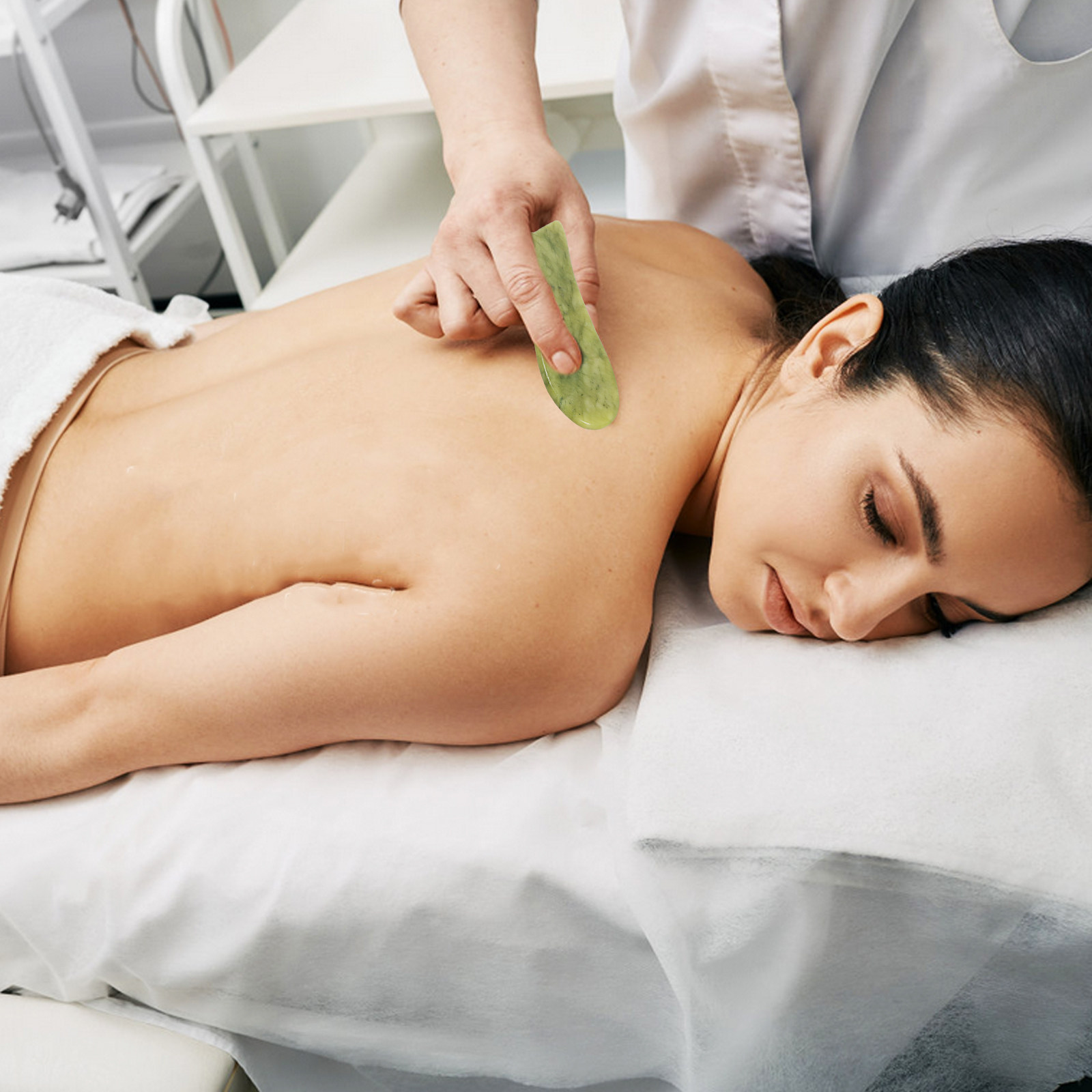 2Pcs Natural Jade Gua Sha Scra - Spa Wellness Massage recension och pris