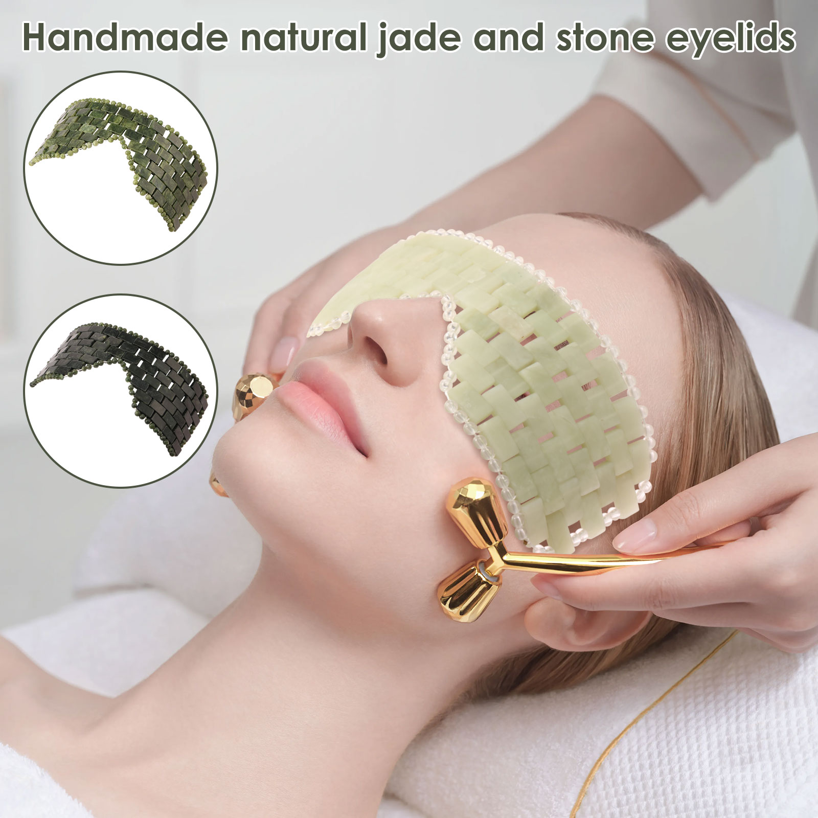 Jade Eye Mask Portable Jade St - Spa Wellness Massage recension och pris